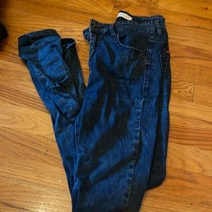 Bullhead denim super high rise skinny jeans